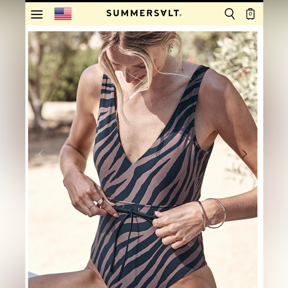 Summersalt backflip tie string swim suit